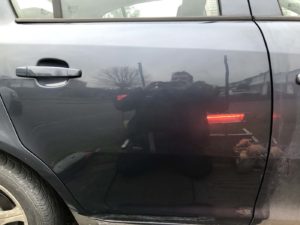 car body repair vandal scratch after
