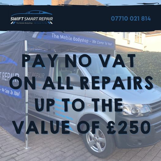 SNEAK PEAK  The first of our January offers!  Pay no VAT on all repairs up to t...