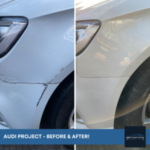 Audi with a big scratch  - Swift Smart Repair complete  Have you got a dent or s...